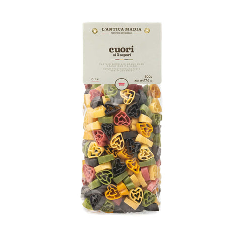Pasta L'Antica Multicolour Pasta Hearts Cuori, 500g