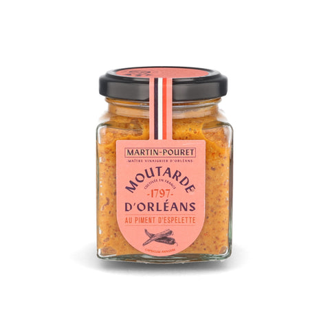 Martin Pouret Orleans PDO Espelette Pepper Mustard, 200g