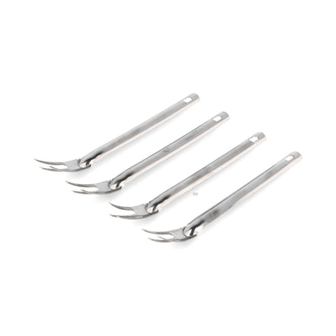 Set of 100 Stainless Steel Canape Tasting Forks