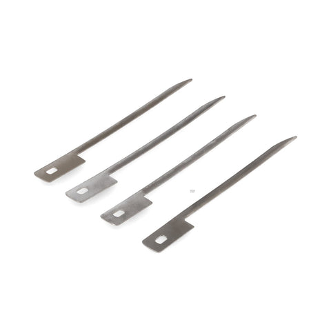 Set of 100 Stainless Steel Canape Tasting Spades