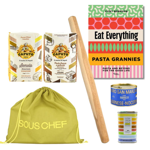 Pasta Grannies Cookbook & Ingredients Set