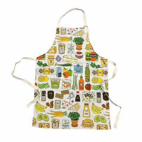 Quite Nice Clothing Colourful Foodie Cotton Apron