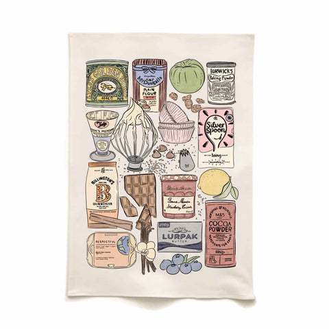Quite Nice Clothing Baking Essentials Organic Cotton Tea Towel
