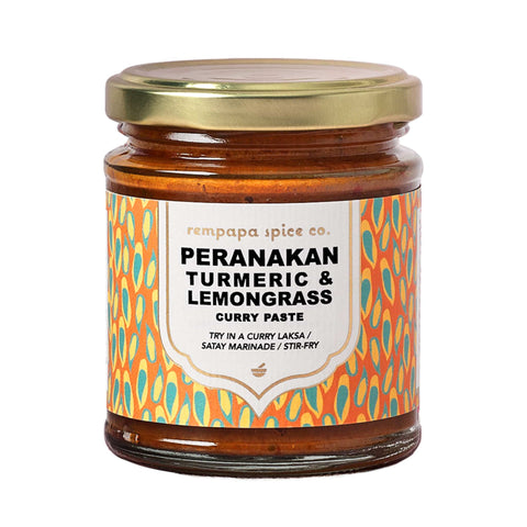Rempapa Peranakan Turmeric & Lemongrass Spice Paste, 180g