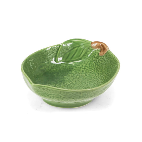 Lime Stoneware Fruit Bowl, 15cm