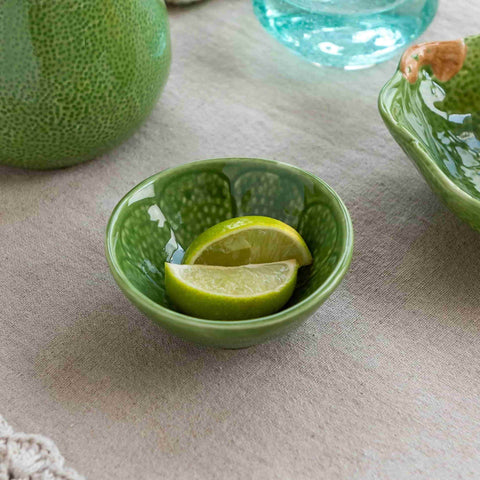 Lime Stoneware Small Bowl, 10cm