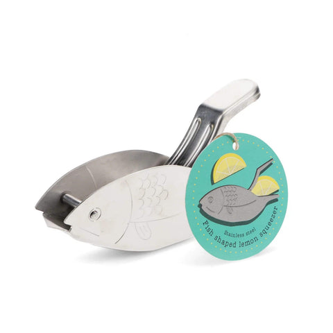 Fish Stainless Steel Lemon Wedge Squeezer