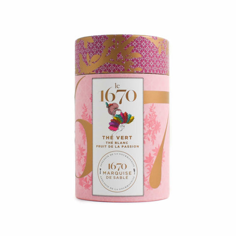 La Sablesienne Green & White Tea with Passion Fruit, 50g