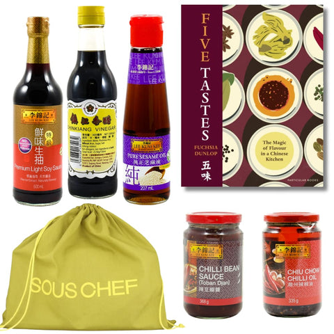 Five Tastes Cookbook & Ingredient Set