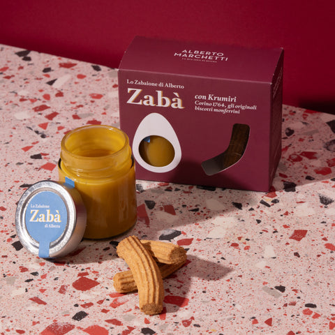 Zaba Traditional Italian Zabaione with Marsala & Krumiri, 190g