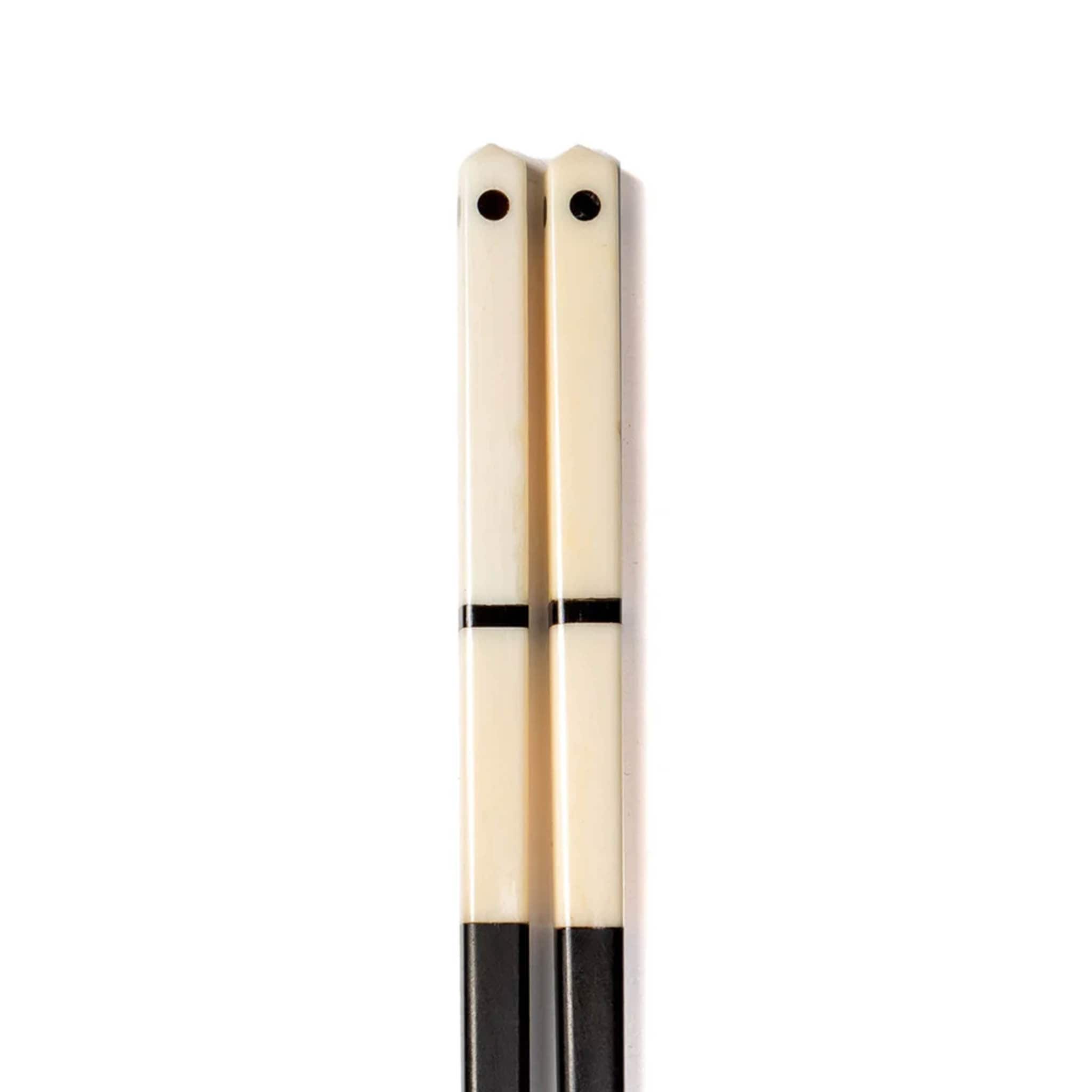 Sarah Petherick Black and White Horn Chopsticks