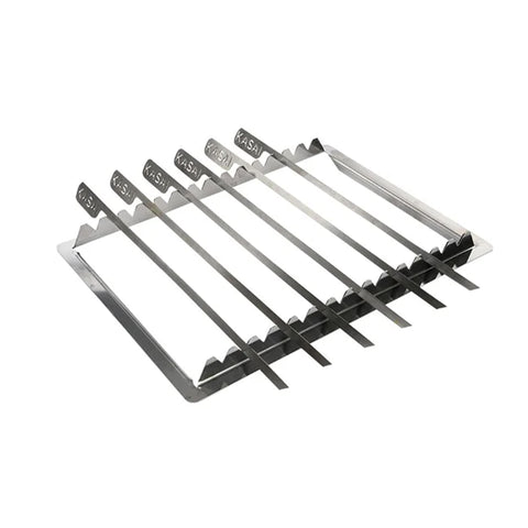 Kasai Konro Stainless Steel Skewer Rack for Medium Wide Kasai Grill