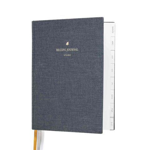 Stone Journal Cotton Bound Recipe Journal