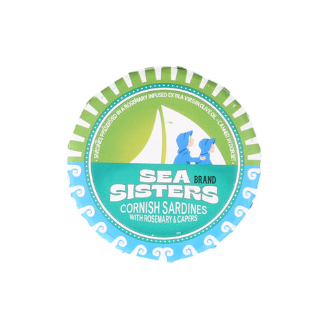 Sea Sisters Cornish Sardines with Rosemary & Capers, 120g