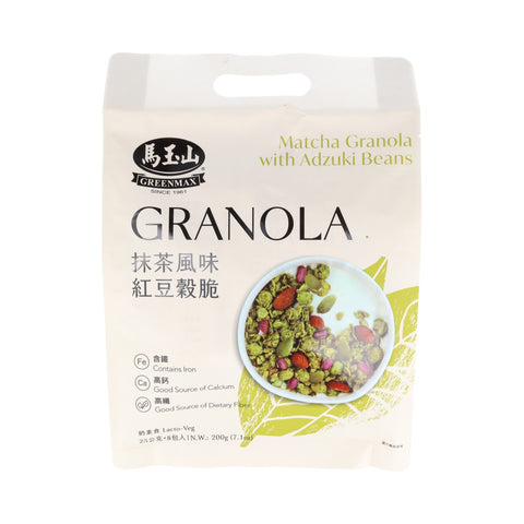 Matcha Granola with Adzuki Beans, 25g x 8