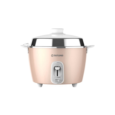Ta Tung Stainless Steel Rice Cooker - Vanilla Cream, 1.1 Litre