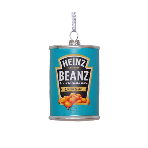 Heinz Beanz Glass Bauble Tree Decoration, 8cm