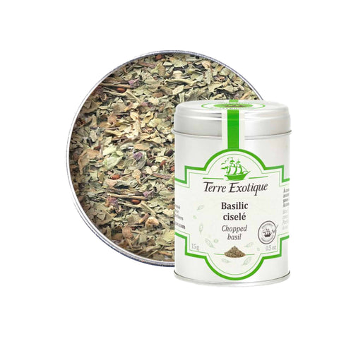 Terre Exotique Chopped Basil, 15g