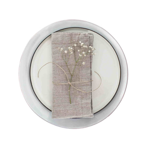 Set of 2 Natural Linen Napkins