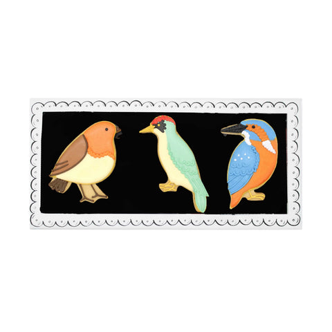 Biscuiteers Garden Birds Large Letterbox Iced Biscuits, 40g