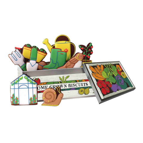 Biscuiteers The Gardeners Iced Biscuits in Tin, 100g