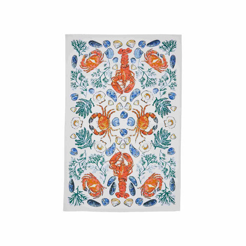 Shellfish Cotton Tea Towel