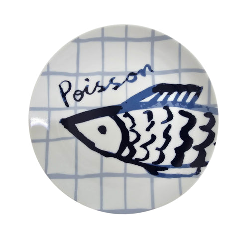 Catch of the Day Porcelain Side Plate, 19cm