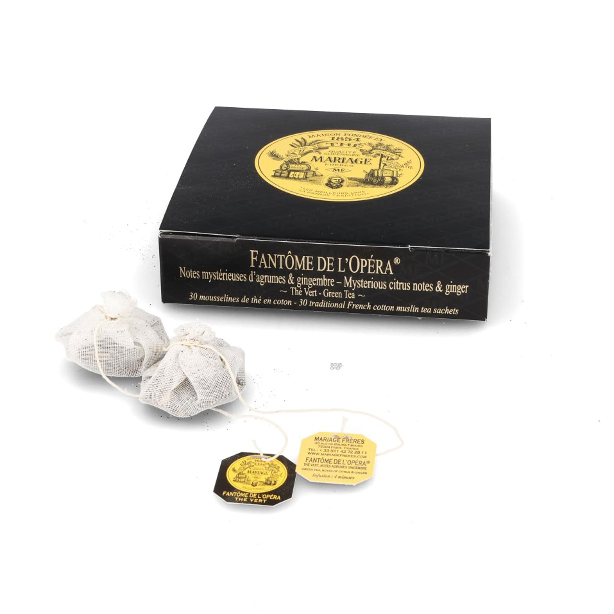 Mariage Freres Fantome de l'Opera Green Tea Bags, 75g | Buy online