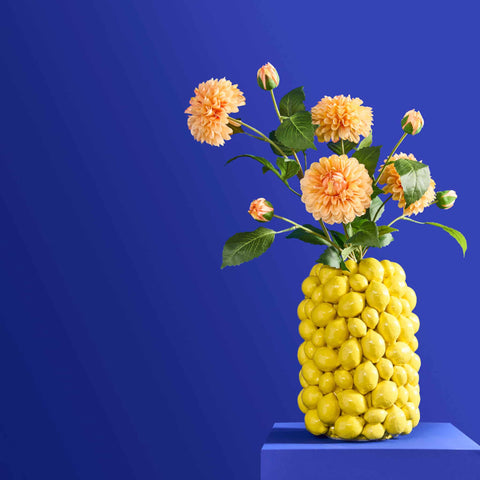 Ceramic Lemon Vase