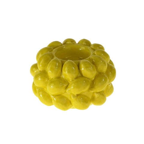 Ceramic Lemon Candle Holder