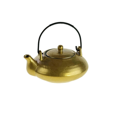 Cast Iron Gold Assam Teapot, 750ml