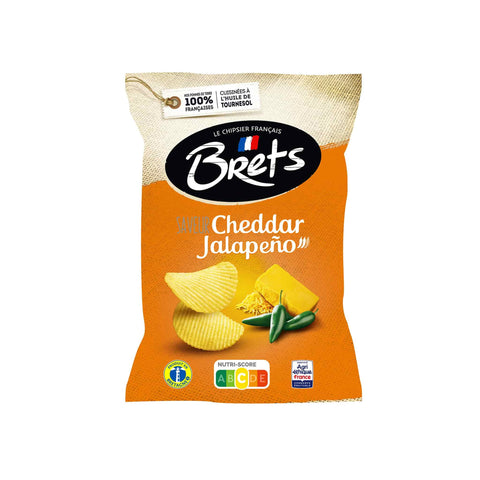 Bret's Cheddar Jalepeno Crisps, 125g