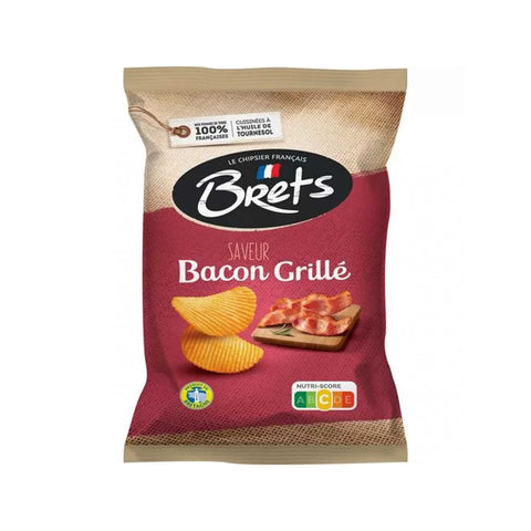 Bret's Grilled Bacon Crisps, 125g