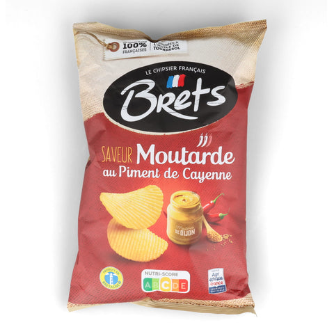 Bret's Mustard & Cayenne Pepper Crisps, 125g
