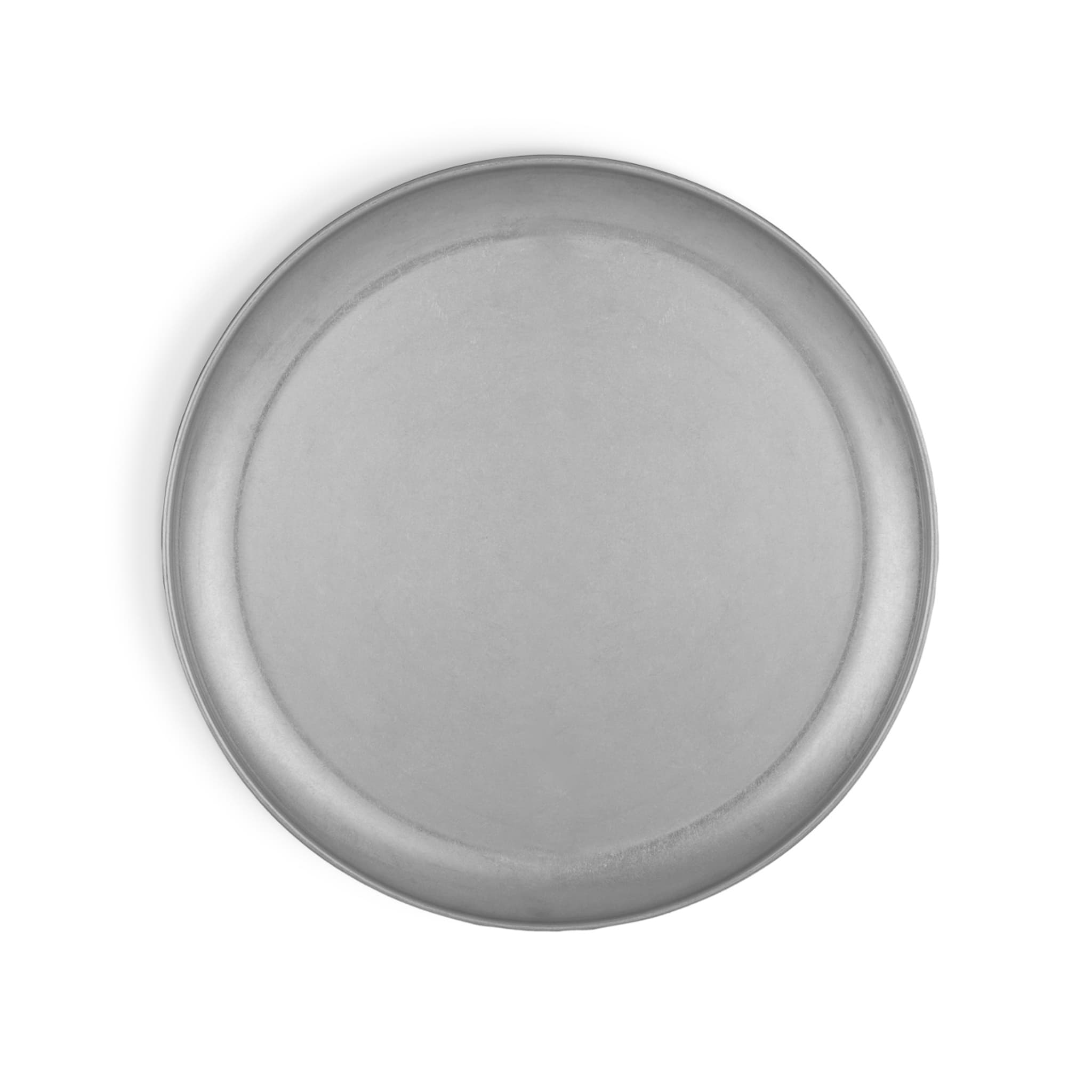 Vintage Style Stainless Steel Charger Plate, 30cm