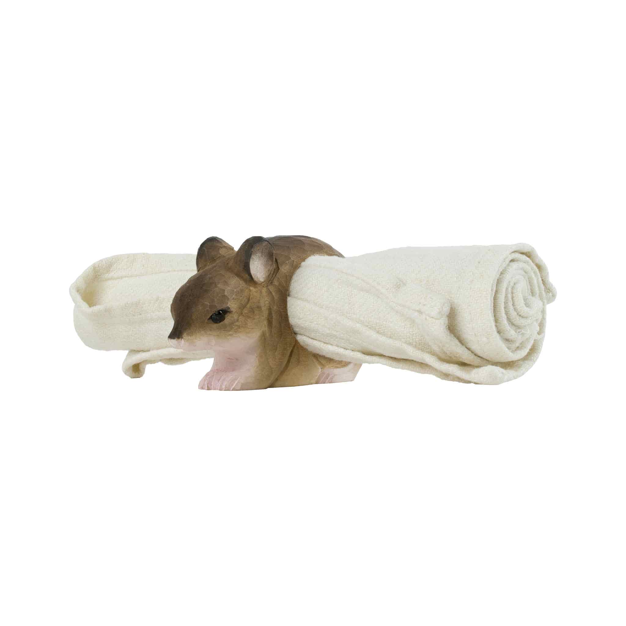 Handcarved Mouse Napkin Ring