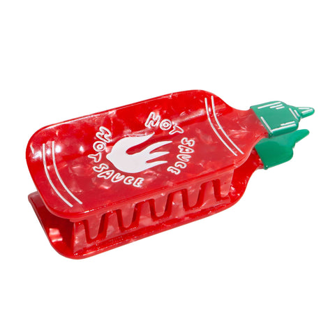 Eat My Socks Sriracha Hair Claw Clip