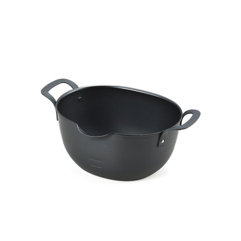 Japanese Iron Tempura Deep Frying Pot, 22cm