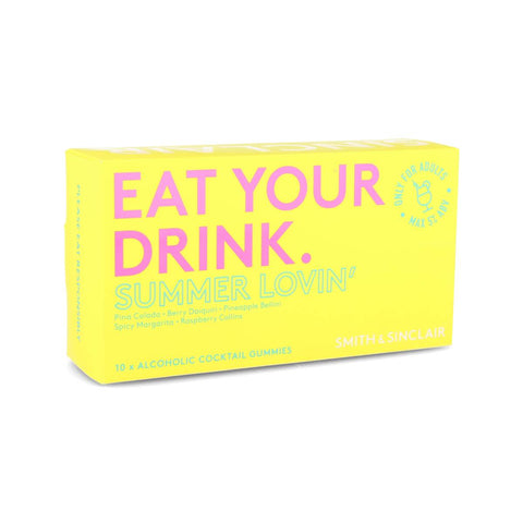 Summer Lovin' 5%ABV Alcoholic Cocktail Jelly Sweets, 140g