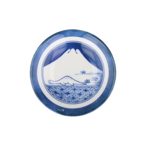 Fuji Dinosaur Japanese Small Plate, 9cm
