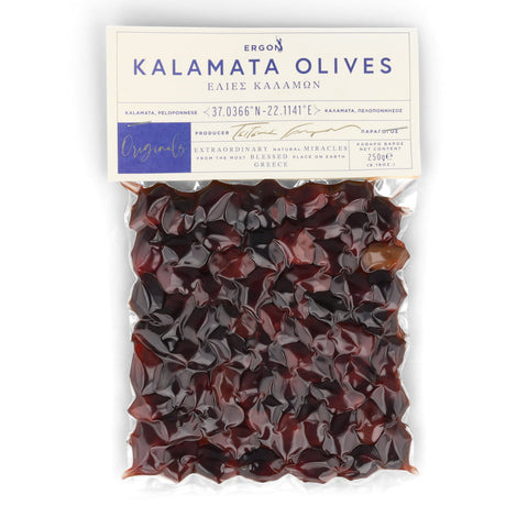 Ergon Originals Vacuum Sealed Kalamata Olives, 250g