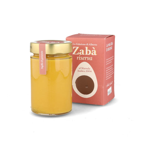 Zaba Italian Zabaione with DOP Marsala Superiore Ambra Dolce 2004, 200g