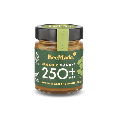 BeeMade Organic Manuka MGO 250+ Honey, 250g