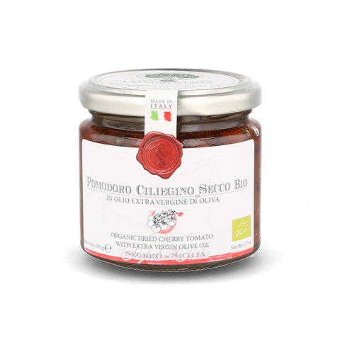 Frantoi Cutrera Organic Dried Cherry Tomatoes in Extra Virgin Olive Oil, 190g