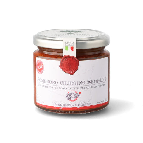 Frantoi Cutrera Semi-Dried Tomatoes in Extra Virgin Olive Oil, 190g