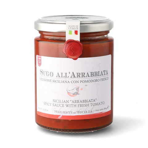Frantoi Cutrera Sicilian "Arrabbiata" Spicy Sauce with Fresh Tomato, 290g
