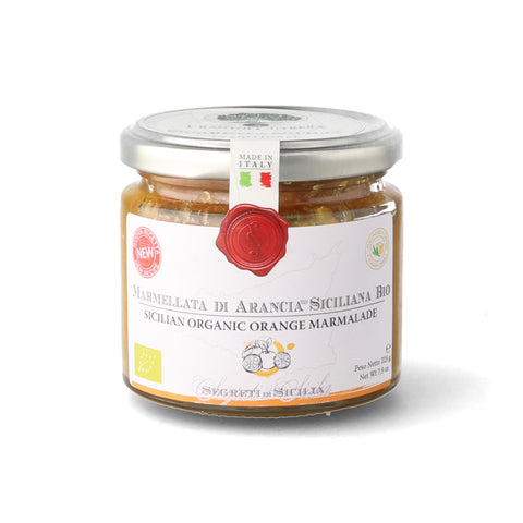 Frantoi Cutrera Organic Sicilian Orange Marmalade, 225g