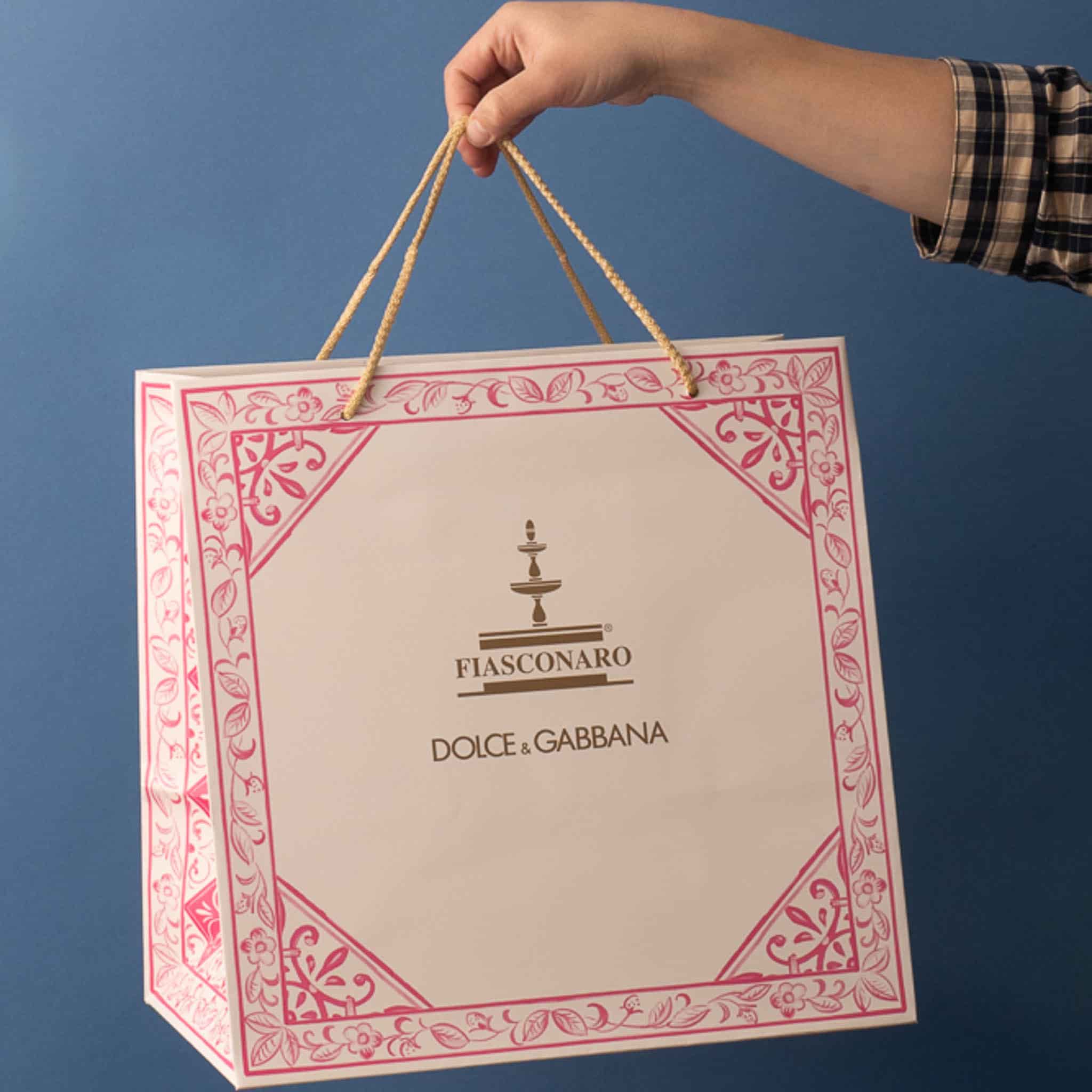 Fiasconaro x Dolce & Gabbana Strawberry & Chocolate Colomba Gift Tin, 1kg