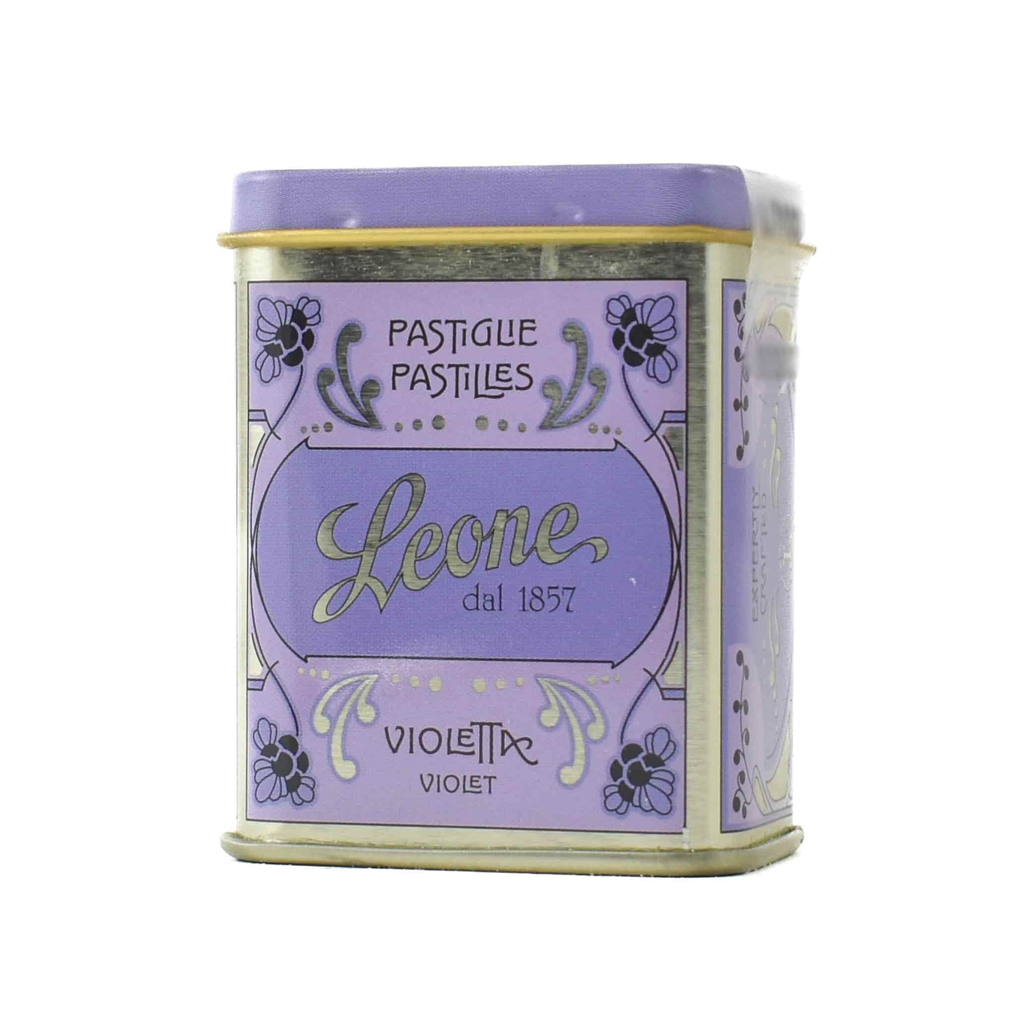Leone Violet Candies In Classic Tin, 30g