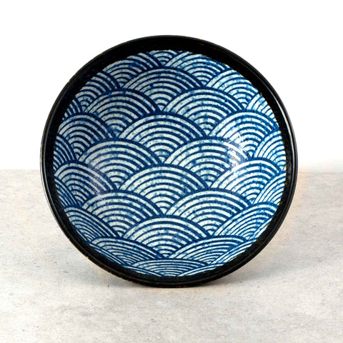 Blue Wave Ramen Bowl, 21cm